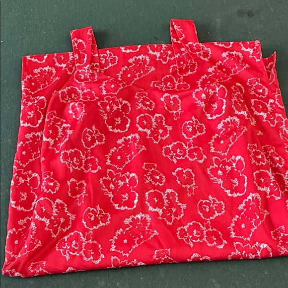 Banana Republic Red Floral High Low Dress - Picture 3 of 6